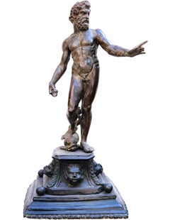 ANTIQUE BRONZE KOPIE VON GIANBOLOGNA'S NEPTUNE, Anfang 20.