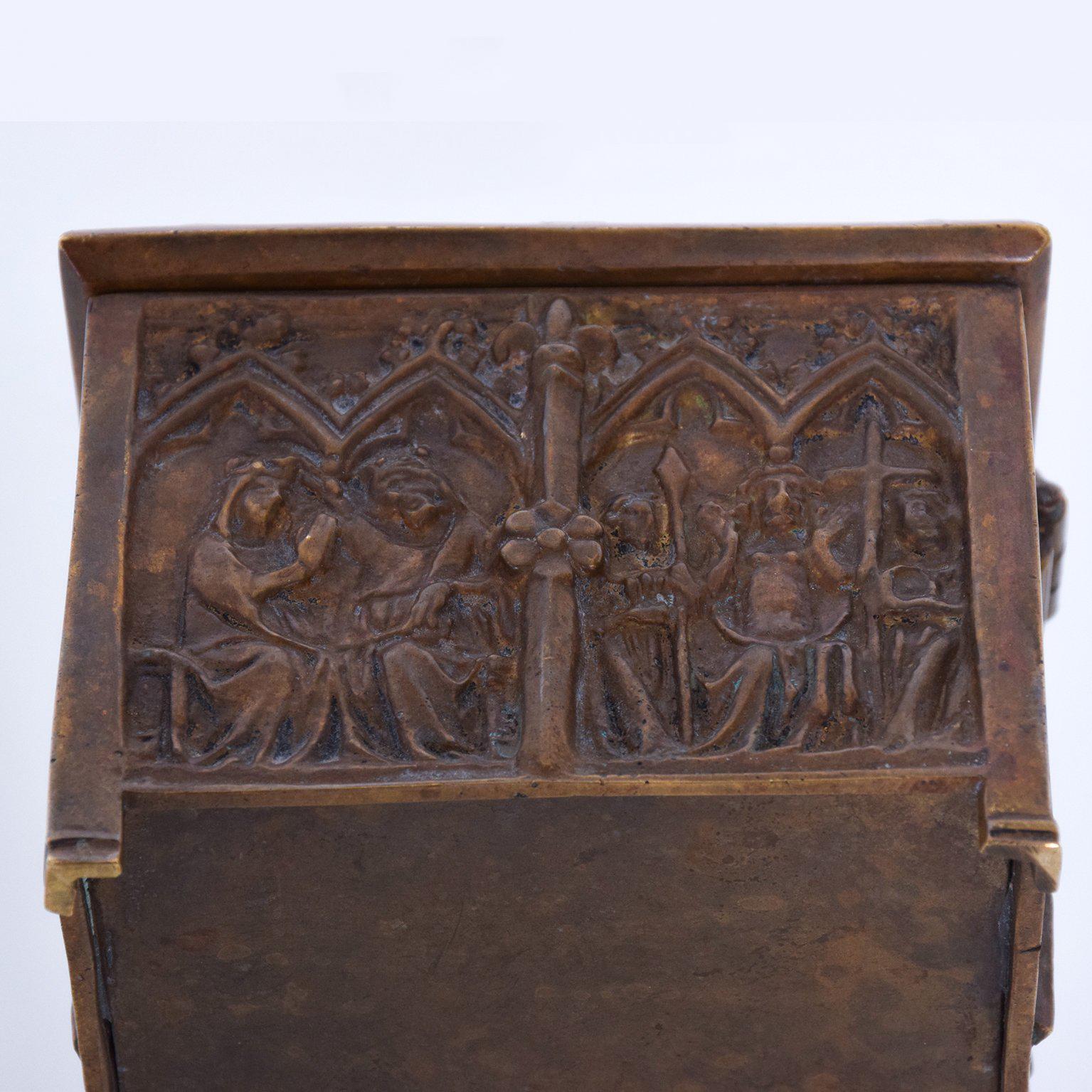Unknown Antique Bronze Decorative Box Baroque Style