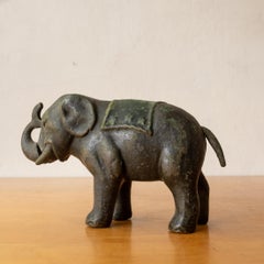 Antique Bronze Elephant Kinetic Sculpture, Early 1900s, Decorative Art