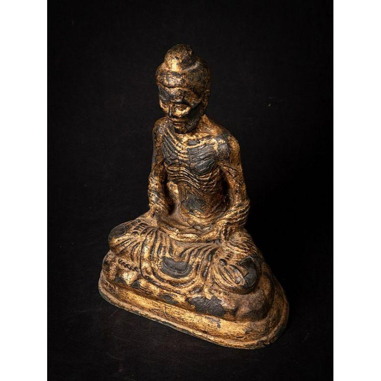 Antique Bronze Fasting Buddha Statue from Thailand For Sale at 1stDibs