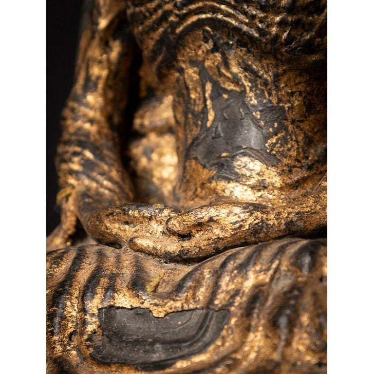 Antique Bronze Fasting Buddha Statue from Thailand For Sale at 1stDibs