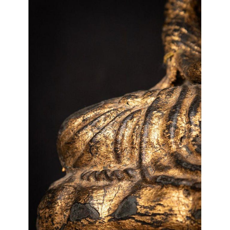 Antique Bronze Fasting Buddha Statue from Thailand For Sale at 1stDibs