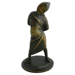 Antique Bronze Figure Statue French Late 19th Century Free Shipping