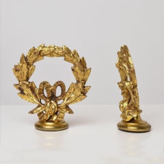 Antique Bronze Finials for Curtains or Other