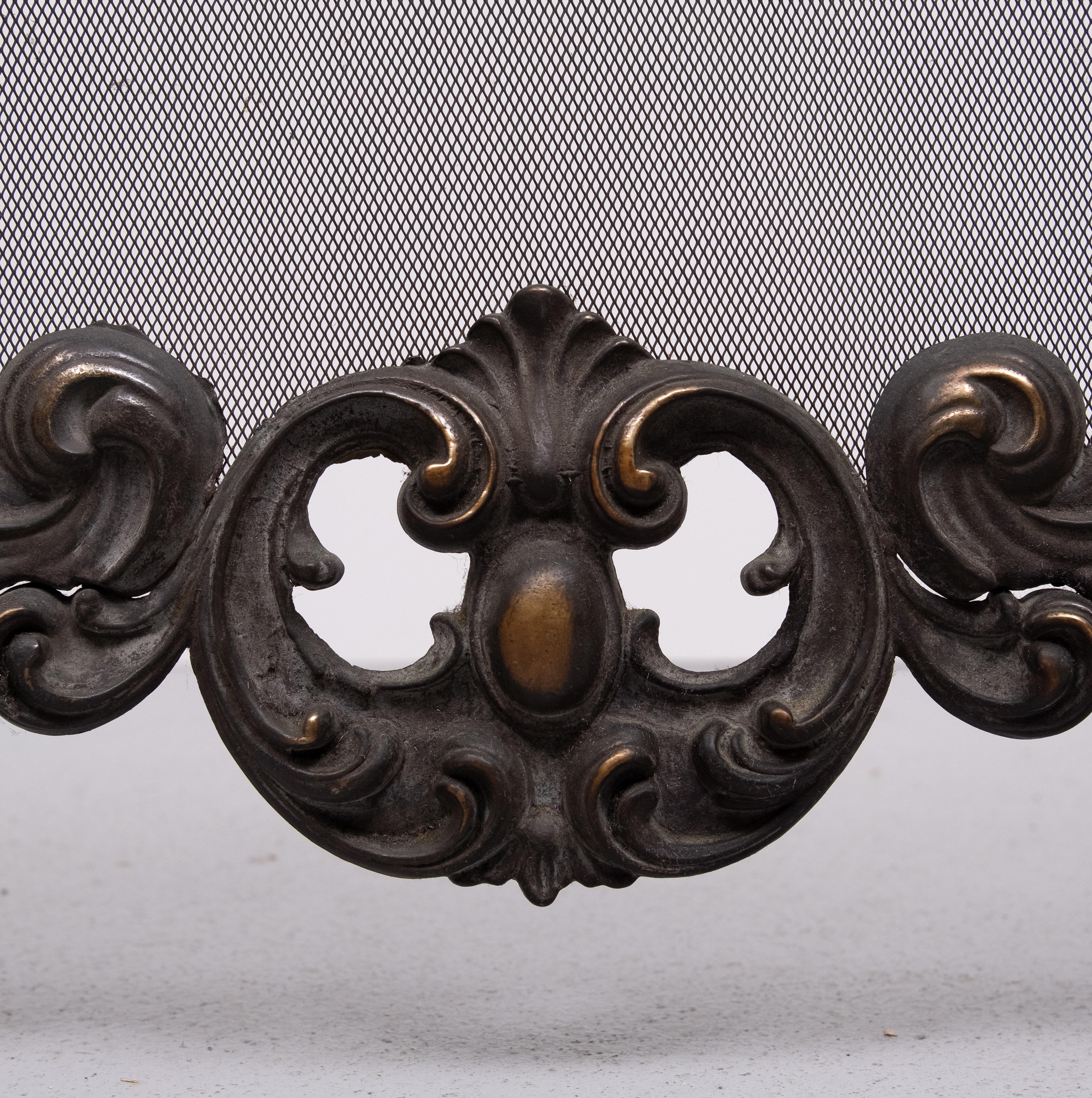 Vittoriano Parafuoco antico in bronzo del 1880, Inghilterra in vendita