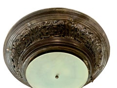 Antique Bronze Flush Mounted Fixture