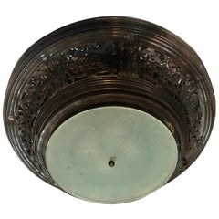 Antique Bronze Flush Mounted Fixture