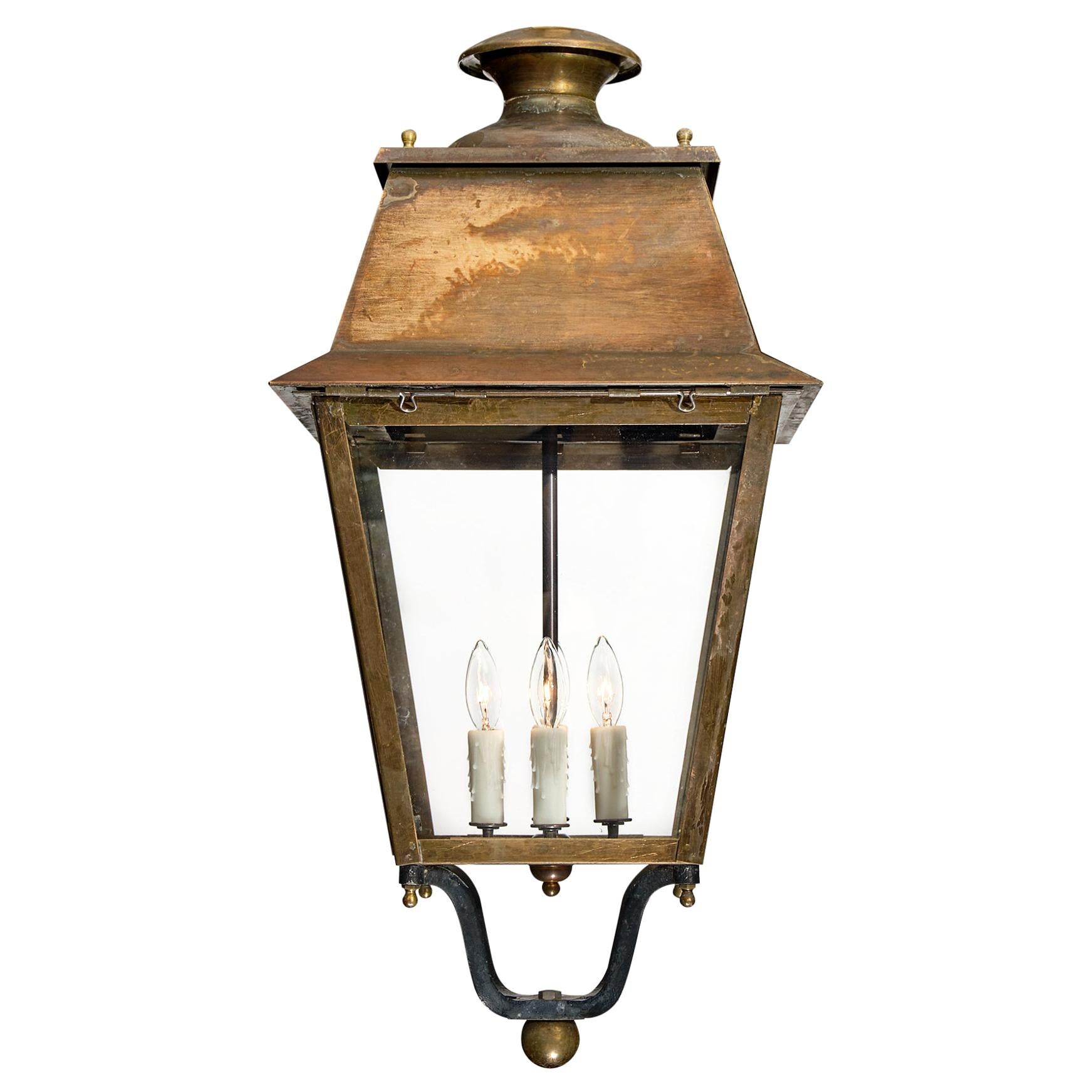Antique Bronze French Lantern at 1stDibs