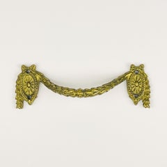 Antique bronze furniture handles, Set of 8, Italy, 1930s