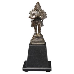 Antigua Escultura de Bronce Garuda, Siglo XIV-XV India, Tamaño Pequeño
