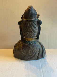 Antique Bronze Guan Yin Buddha Bust