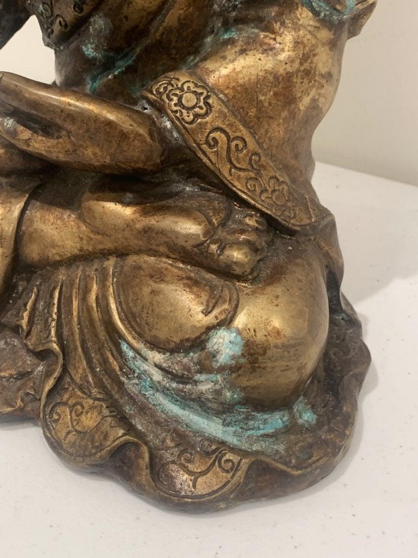 Antique Bronze Hindu Buddha For Sale 1
