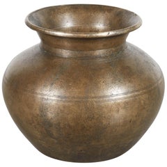 Antique Bronze Holy Water Vessel from Nepal