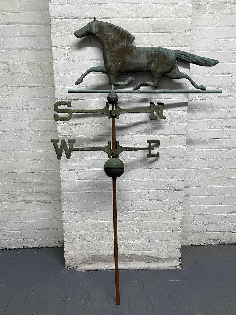 Antique Bronze Horse Weathervane For Sale at 1stDibs
