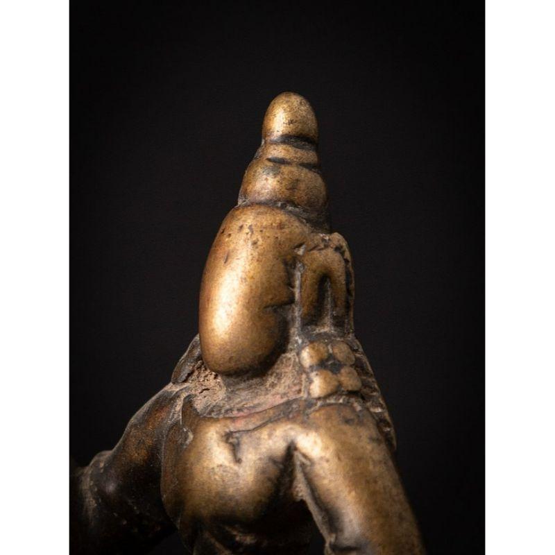 Antikes Bronzepferd mit Reiter aus Indien aus Indien im Angebot 7