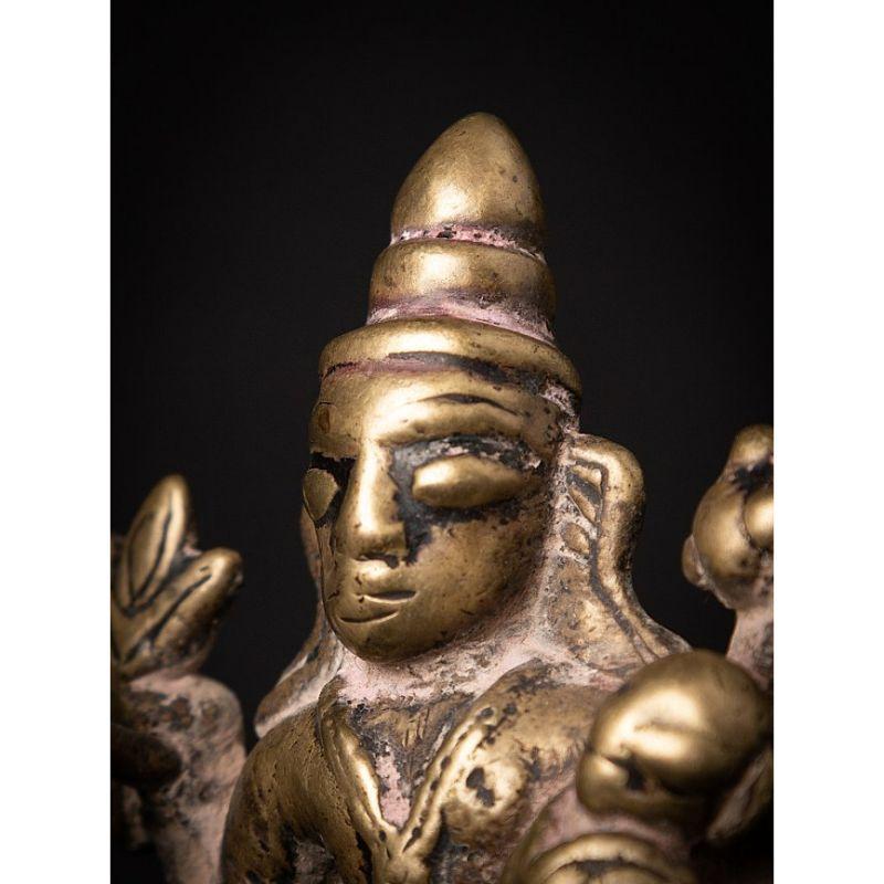 Antikes Bronzepferd mit Reiter aus Indien aus Indien im Angebot 10