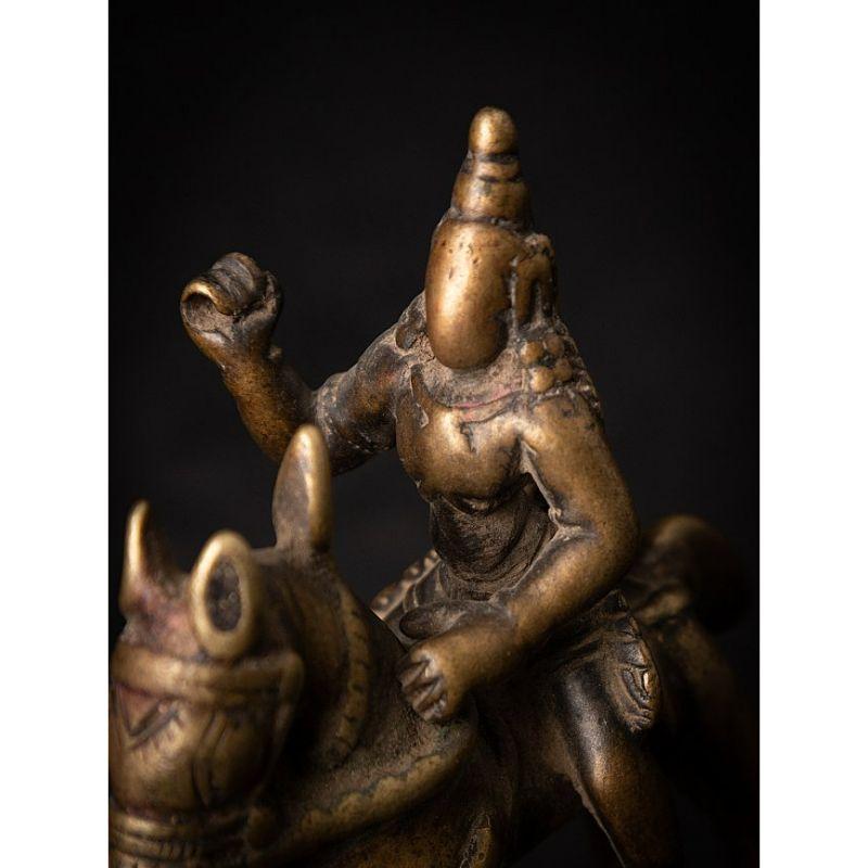 Ancien cheval en bronze avec cavalier d'Inde provenant d'Inde en vente 11