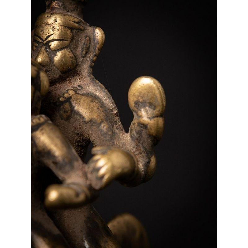 Cheval en bronze antique avec cavalier de l'Inde de l'Inde en vente 11