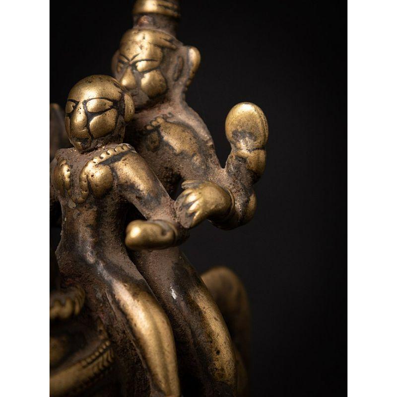 Antikes Bronzepferd mit Reiter aus Indien aus Indien aus Indien im Angebot 10