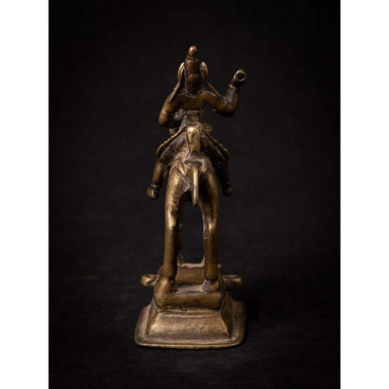 Antique Bronze Horse with Rider from India from India In Good Condition For Sale In DEVENTER, NL