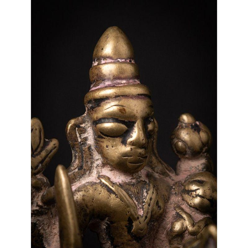 Antikes Bronzepferd mit Reiter aus Indien aus Indien im Angebot 3
