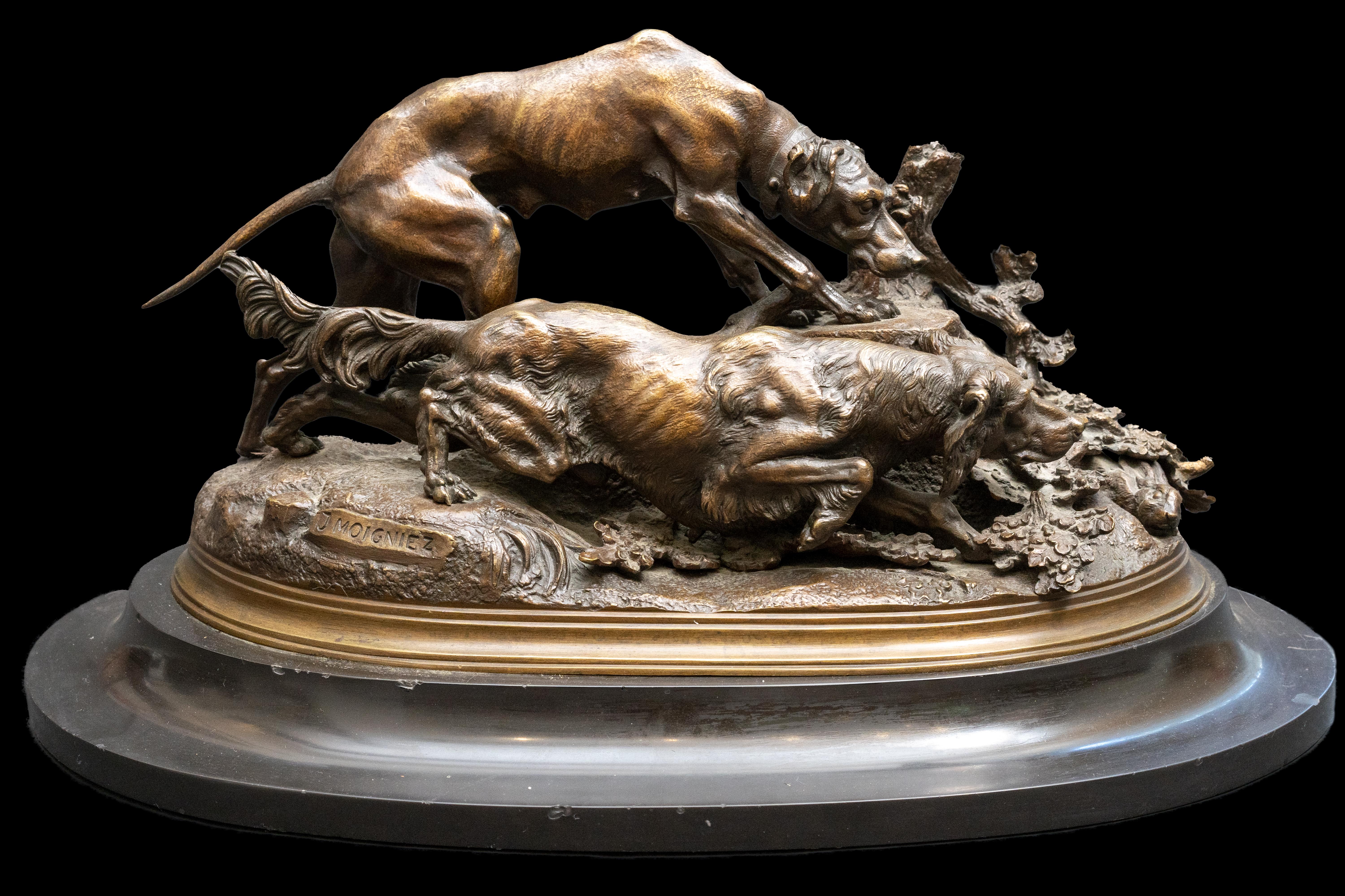 Antique bronze hunting group

Measures Approximately 18.5