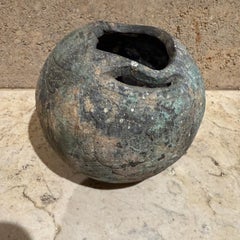 Antique Bronze Ikebana Vase Japan