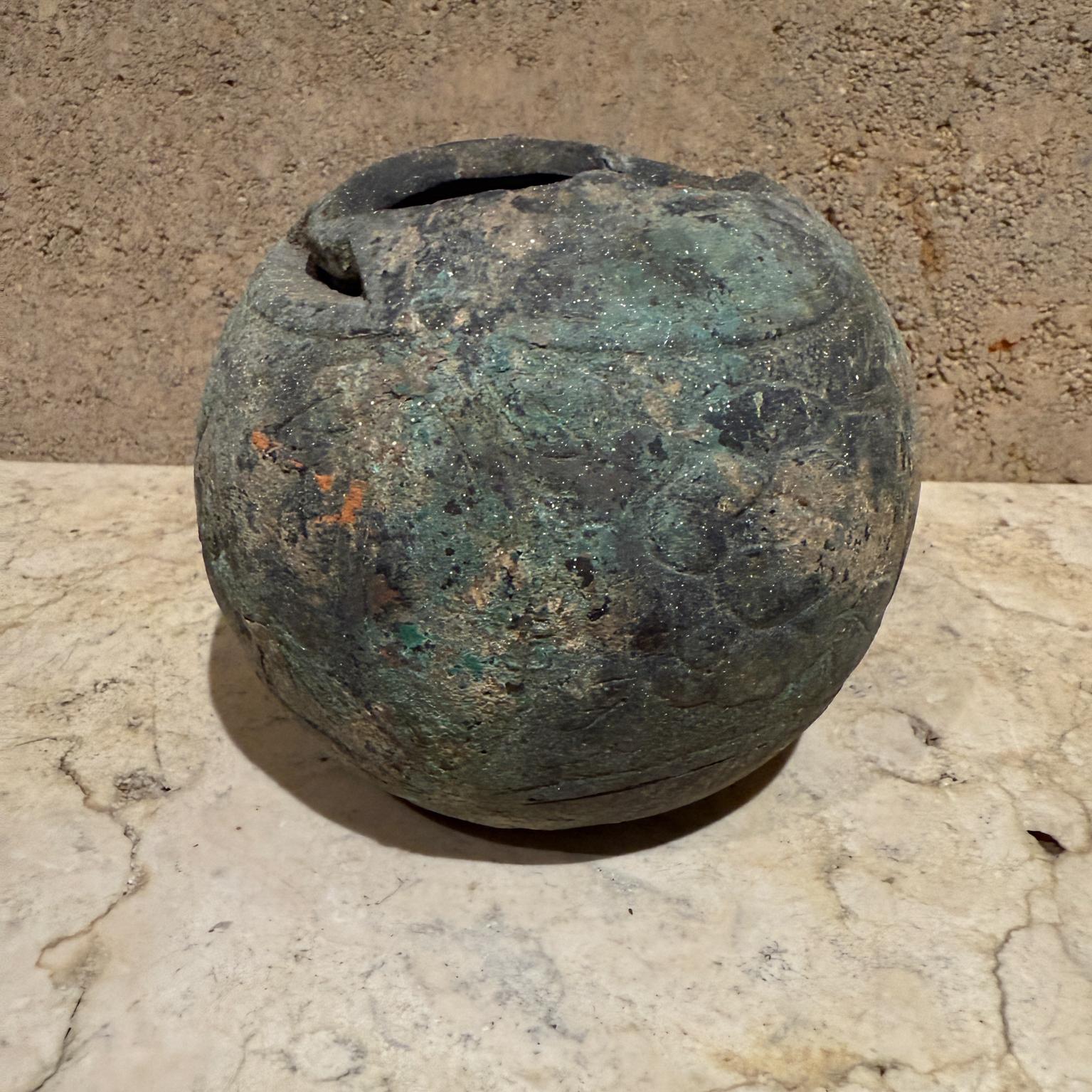 19th Century Antique Bronze Ikebana Vase Japan For Sale