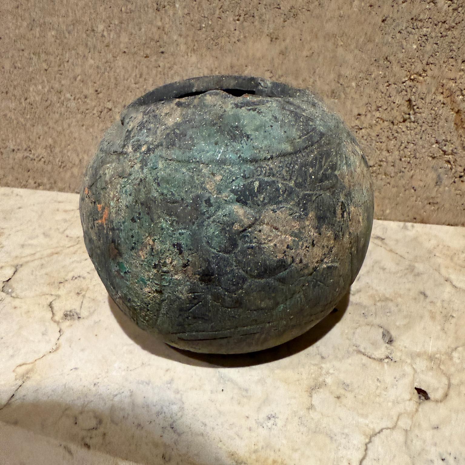 Antique Bronze Ikebana Vase Japan For Sale 1