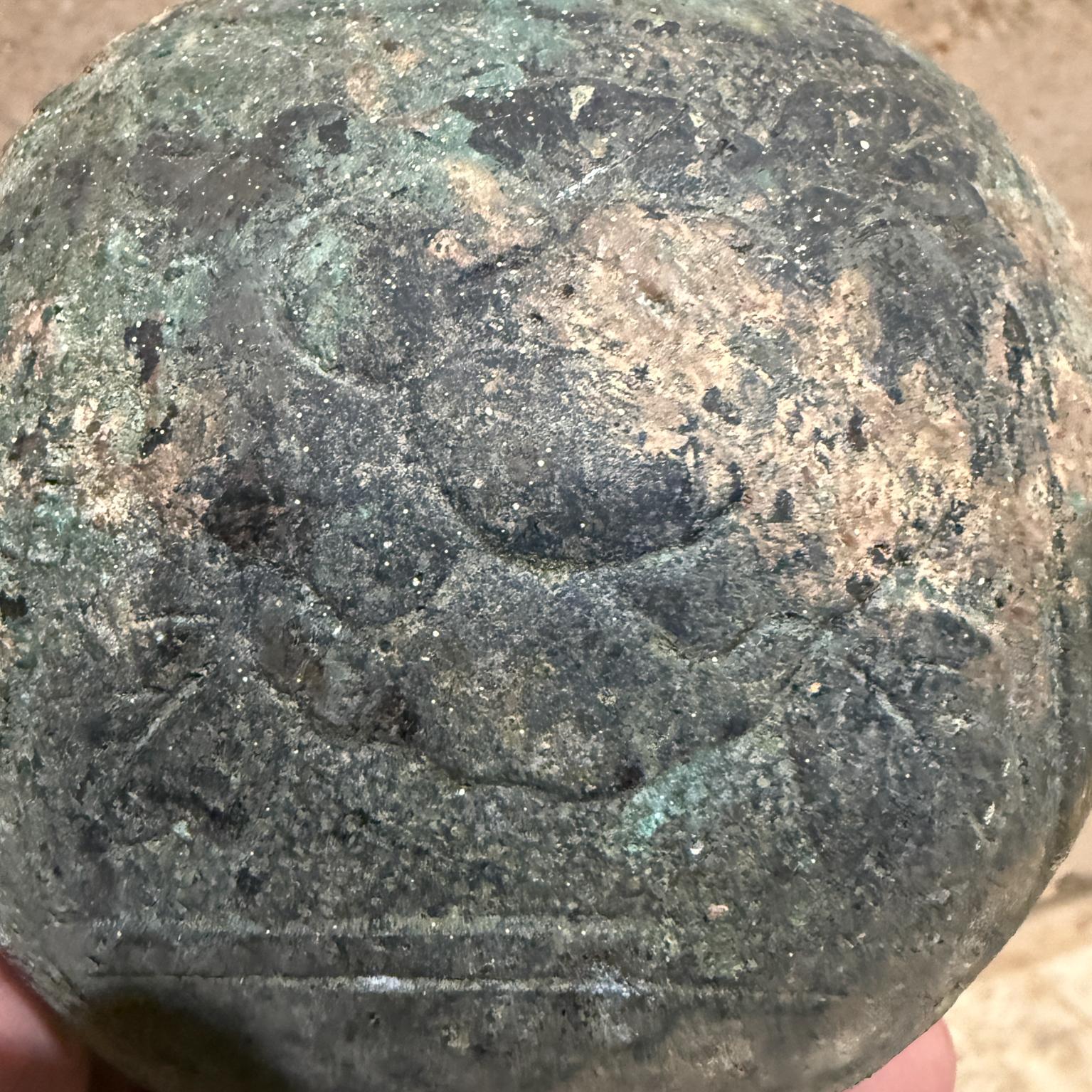 Antique Bronze Ikebana Vase Japan For Sale 2
