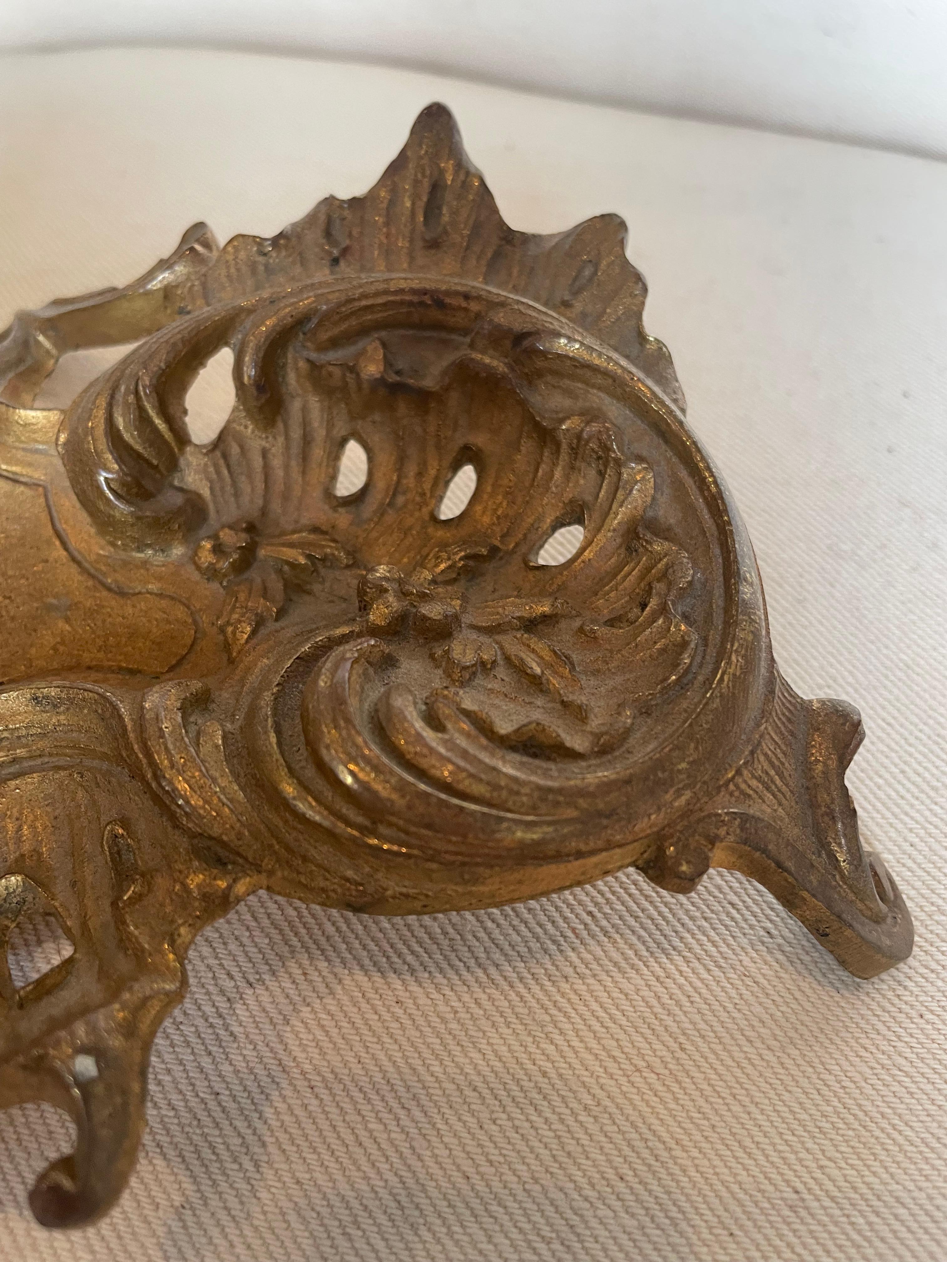 Antique Bronze Inkwell For Sale 2