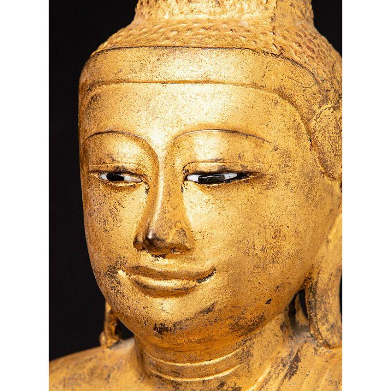 Bouddha Mandalay en bronze ancien de Birmanie en vente 10