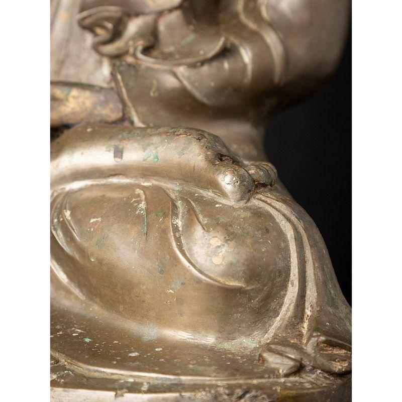 Antique Bronze Mandalay Buddha from Burma 14