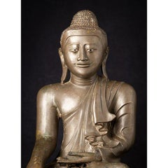 Antique Bronze Mandalay Buddha from Burma