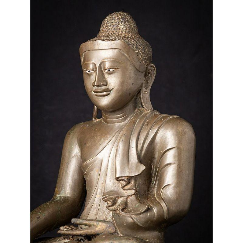 19th Century Antique Bronze Mandalay Buddha from Burma