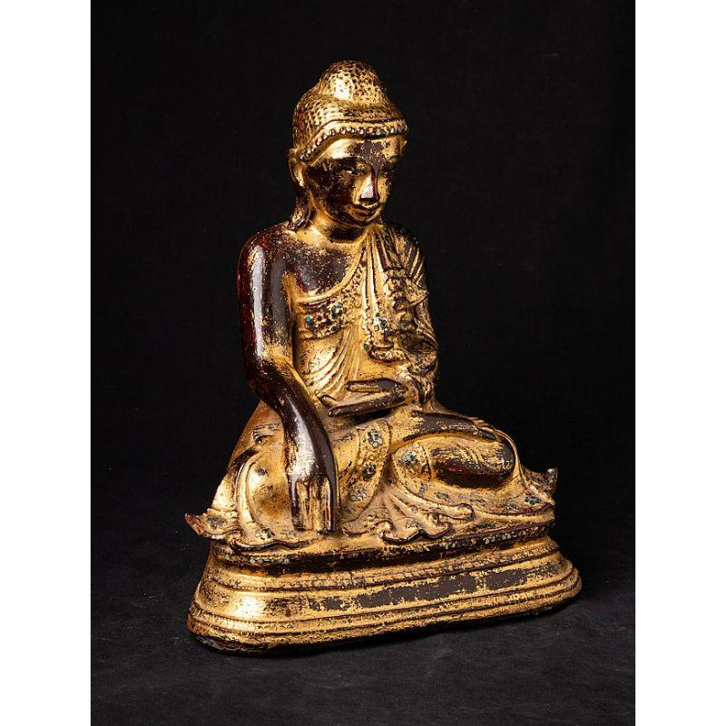 statue de Bouddha Mandalay en bronze ancien de Birmanie en vente 5