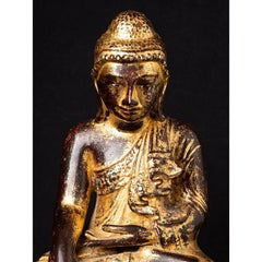 Antique Bronze Mandalay Buddha Statue from Burma