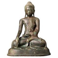 Antique Bronze Mandalay Buddha Statue from Burma