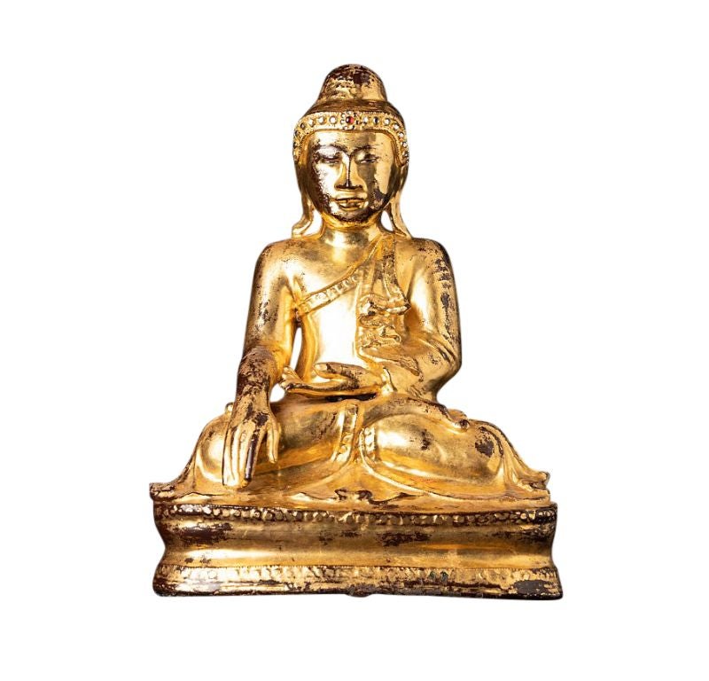 Antique Bronze Mandalay Buddha Statue from Burma