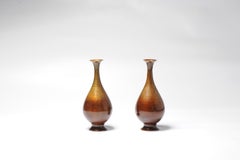 Antike Bronze-Meiji-Vase mit Kranichen aus dem 19. Jahrhundert, Japan, Japan