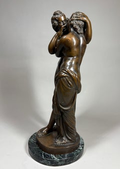 Antique bronze model of Cupid and Psyche after The Antique