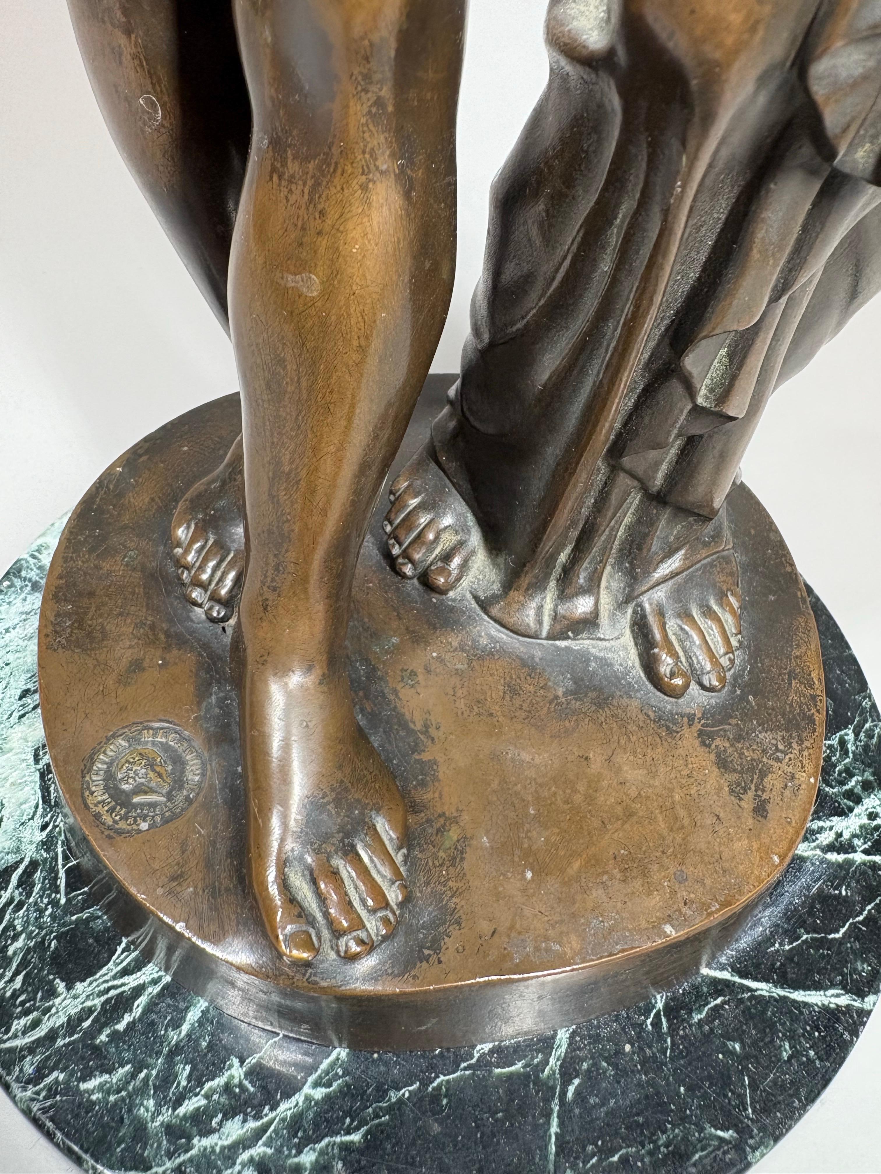 Antique bronze model of Cupid and Psyche after The Antique en venta 1