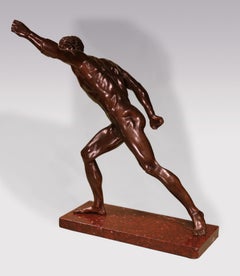 Antique Bronze model of the Borghese Gladiator