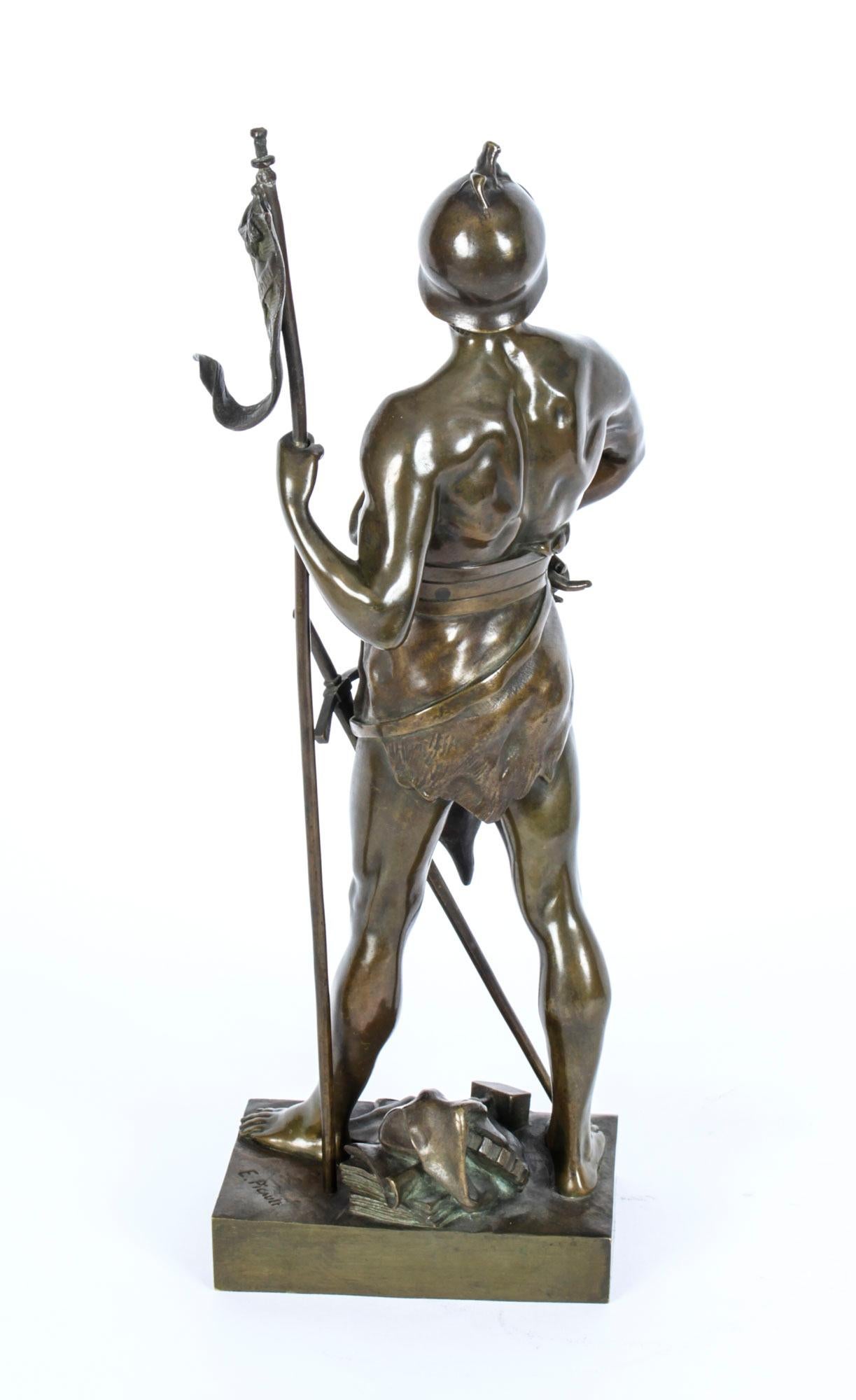 Antique Bronze Mythological Warrior 