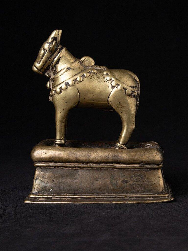 Indian Antique bronze Nandi Bull from India from India
