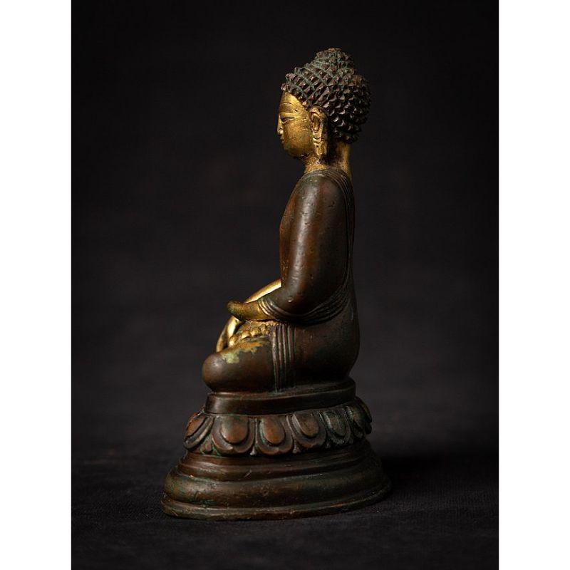 Nepalese Antique Bronze Nepali Buddha Statue from Nepal For Sale