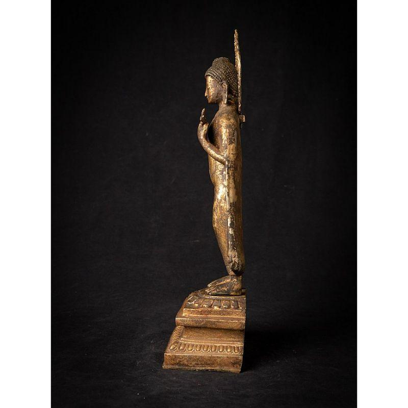 Nepalese Antique Bronze Nepali Buddha Statue from Nepal For Sale