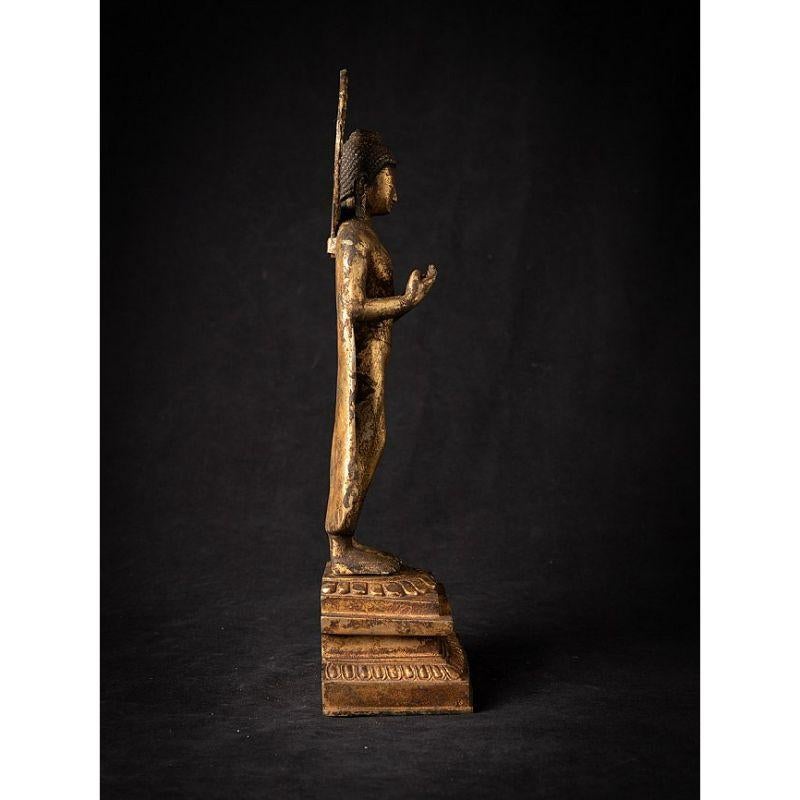 19th Century Antique Bronze Nepali Buddha Statue from Nepal For Sale