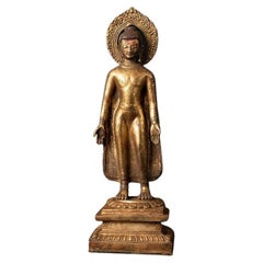 Antique Bronze Nepali Buddha Statue from Nepal