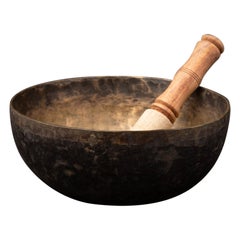 Antique bronze Nepali Singing Bowl from Nepal